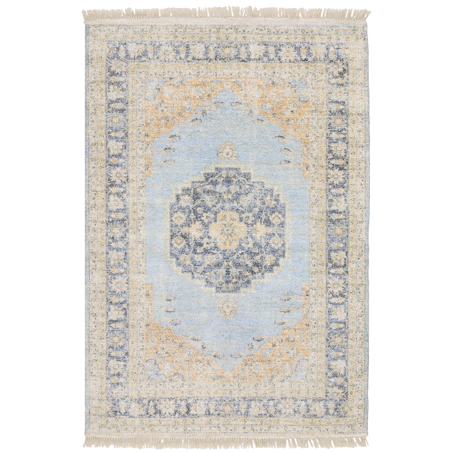Oriental Weavers Malabar  Blue Beige Traditional
