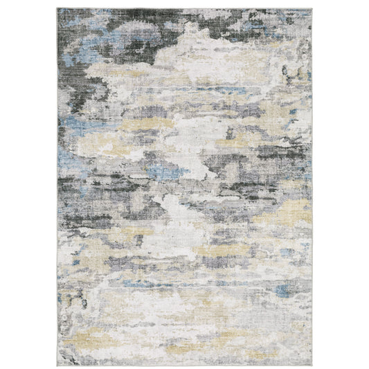 Oriental Weavers Malibu  Grey Blue Modern & Contemporary
