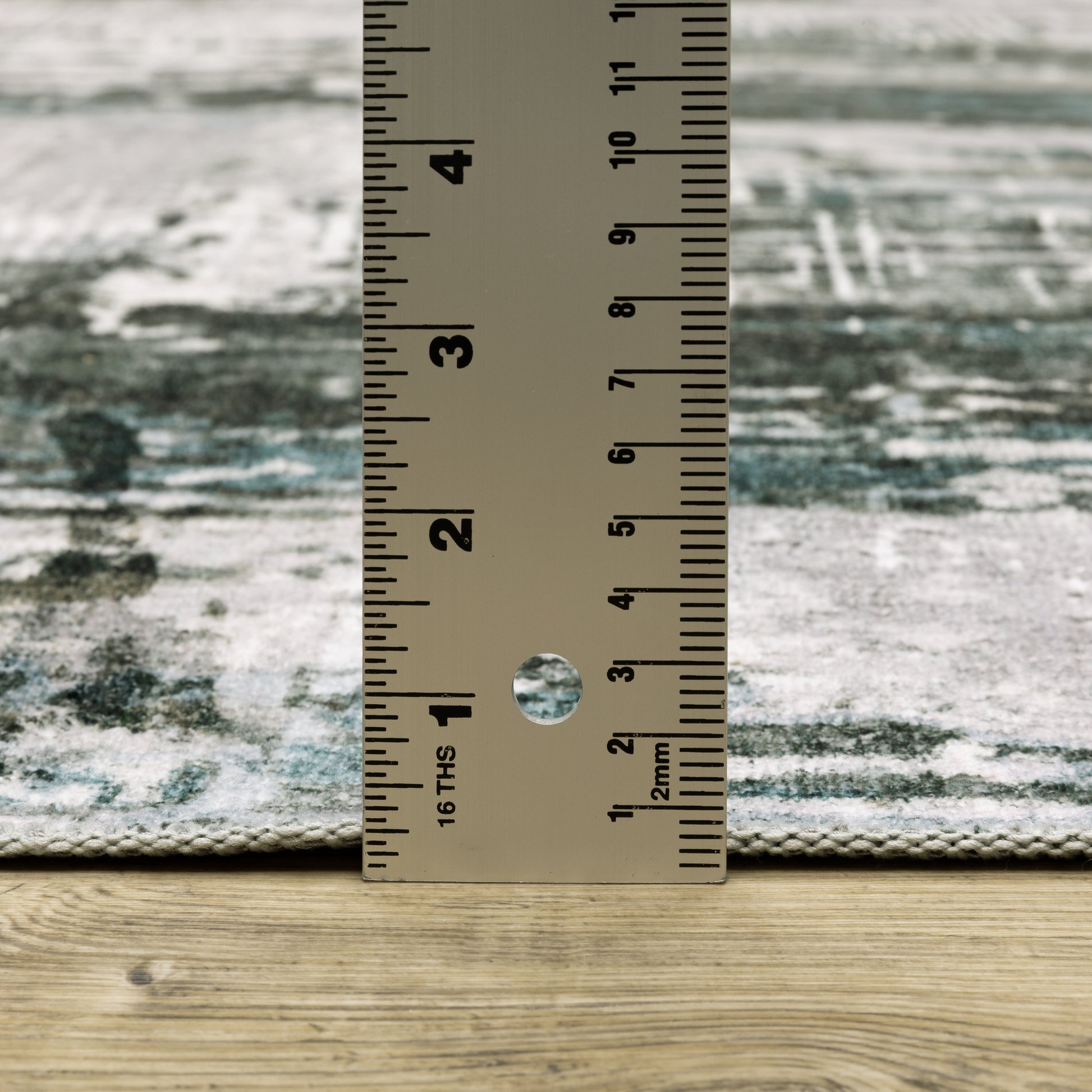 Oriental Weavers Malibu  Grey Teal Modern & Contemporary