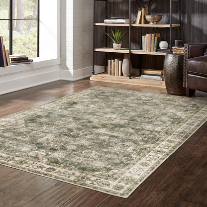 Oriental Weavers Malibu  Green Beige Vintage