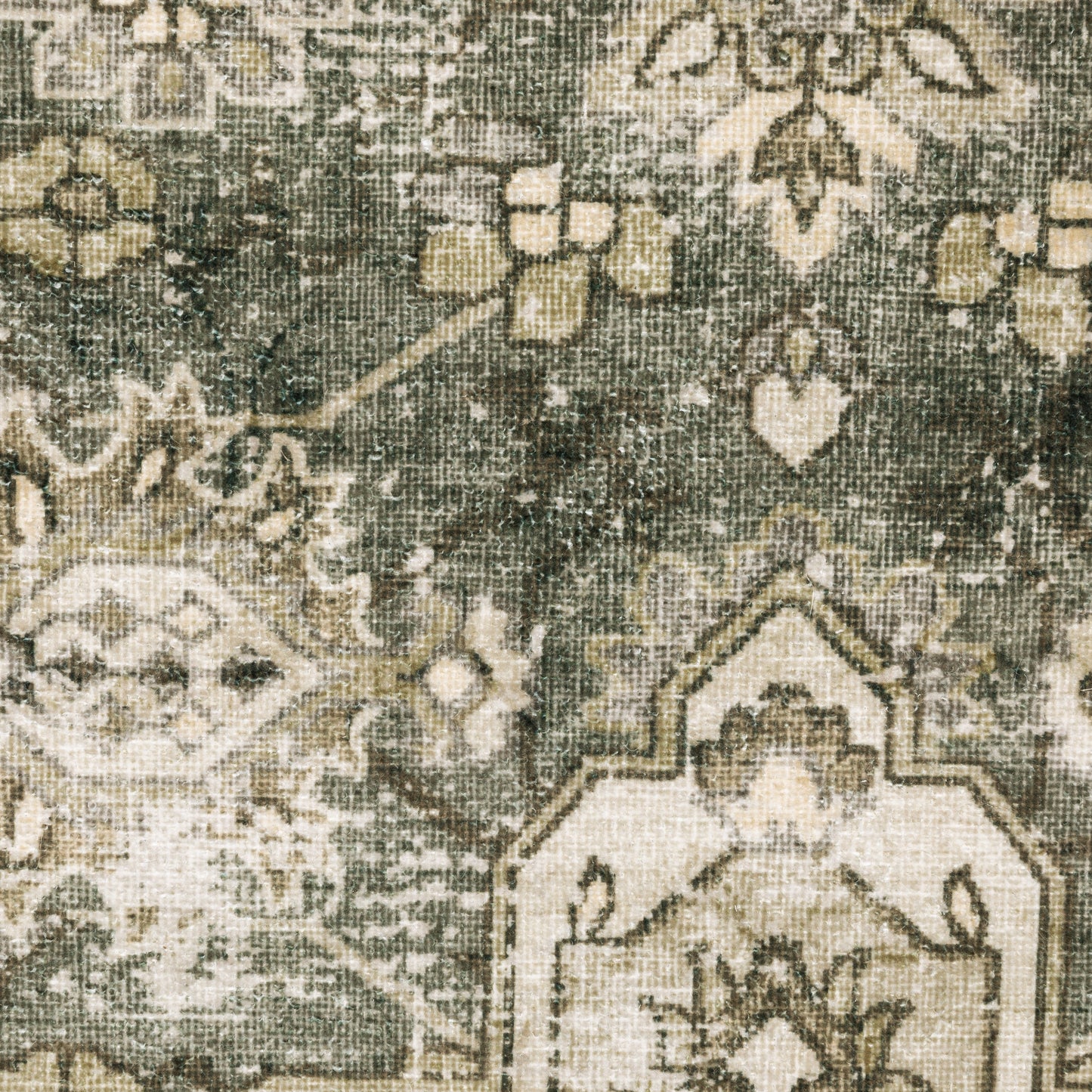 Oriental Weavers Malibu  Green Beige Vintage