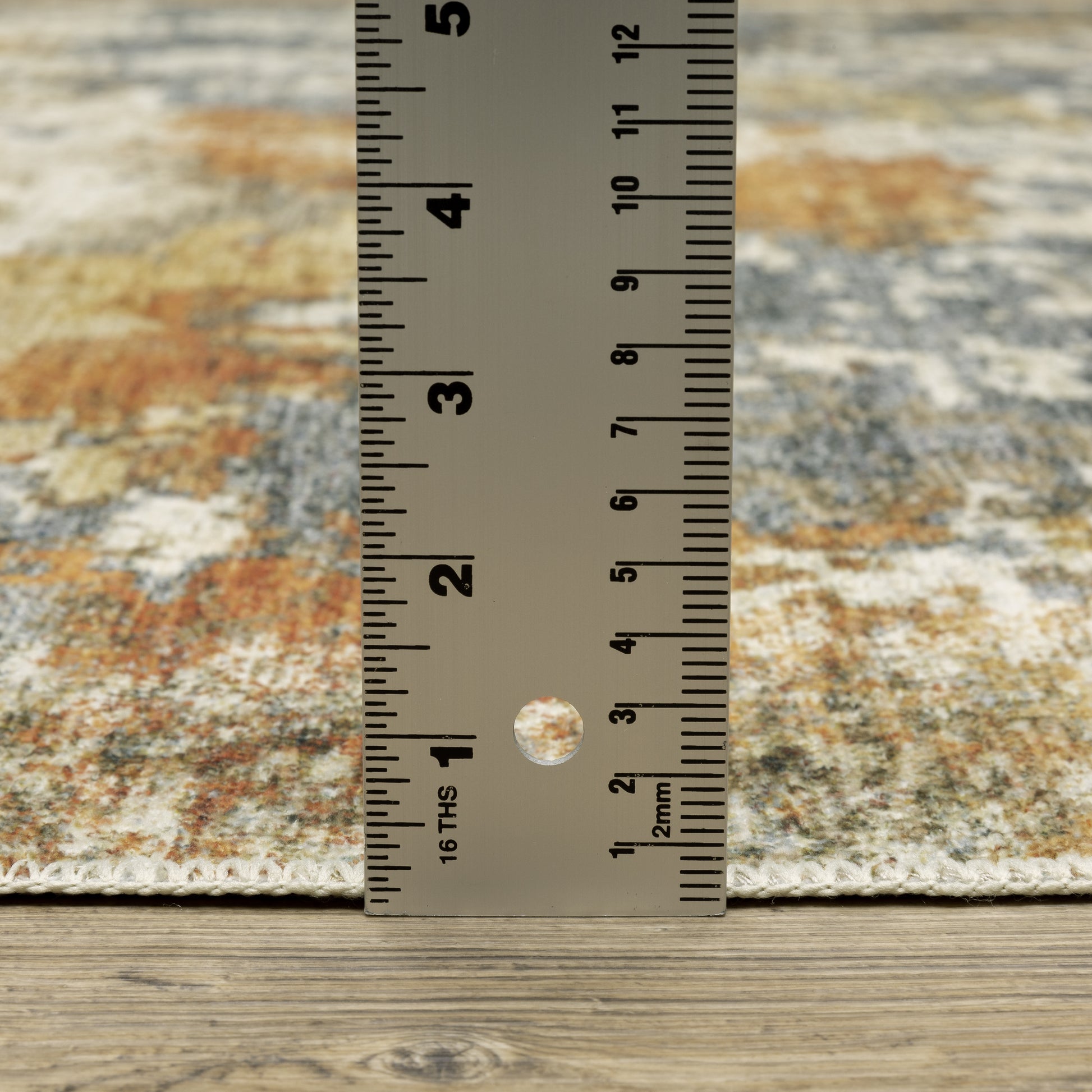 Oriental Weavers Malibu  Orange Blue Modern & Contemporary