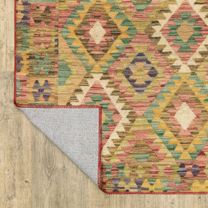Oriental Weavers Malibu  Gold Multi Southwestern