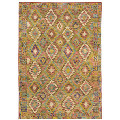 Oriental Weavers Malibu  Gold Multi Southwestern