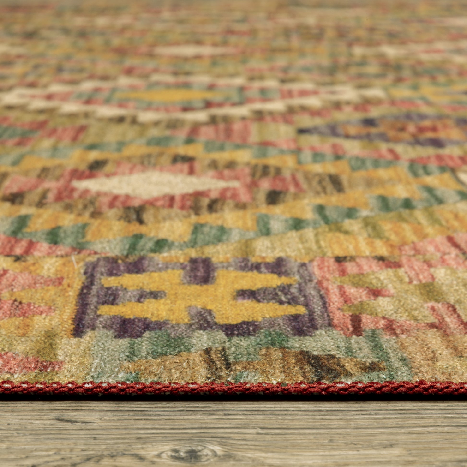 Oriental Weavers Malibu  Gold Multi Southwestern