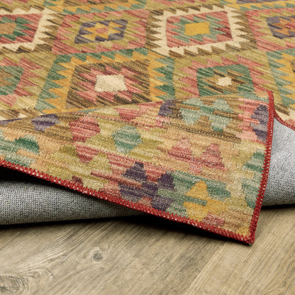 Oriental Weavers Malibu  Gold Multi Southwestern