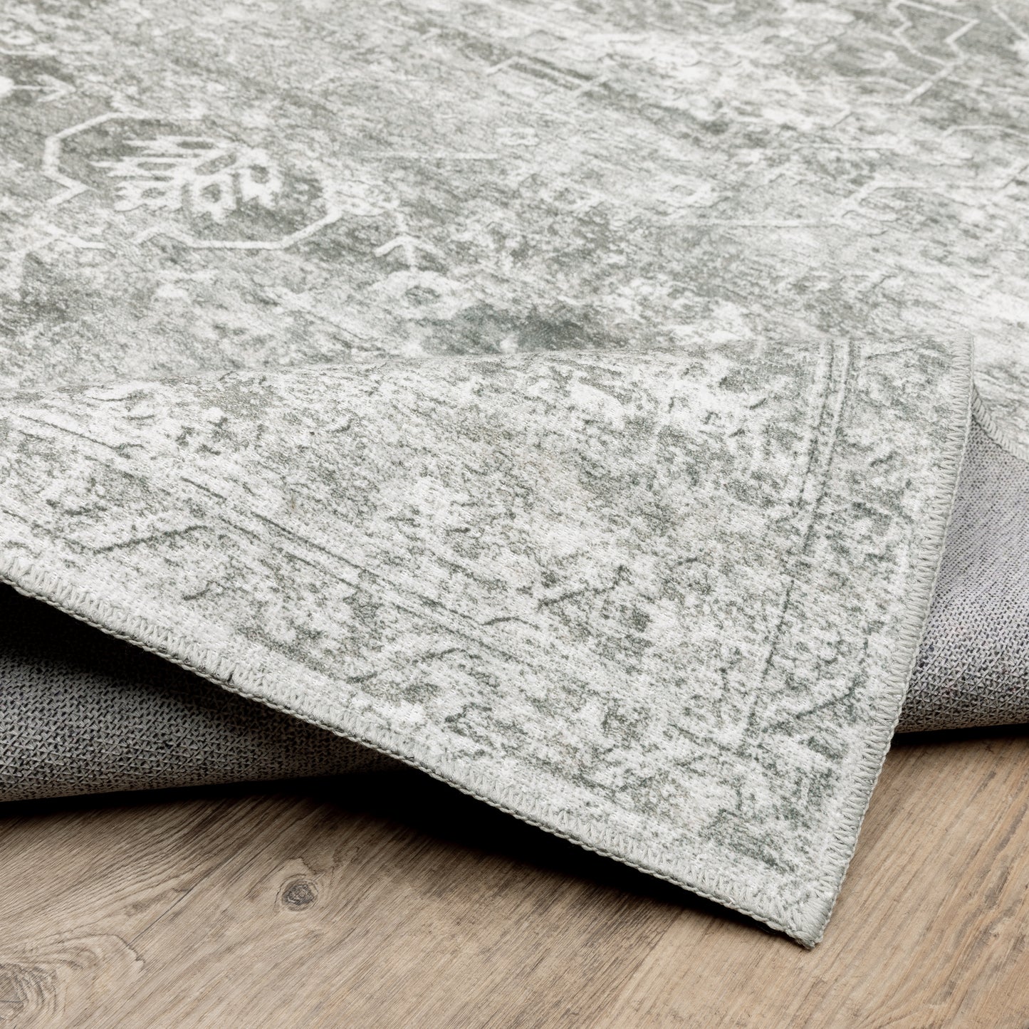Oriental Weavers Malibu  Sage Green Grey Traditional