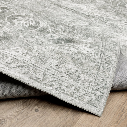 Oriental Weavers Malibu  Sage Green Grey Traditional