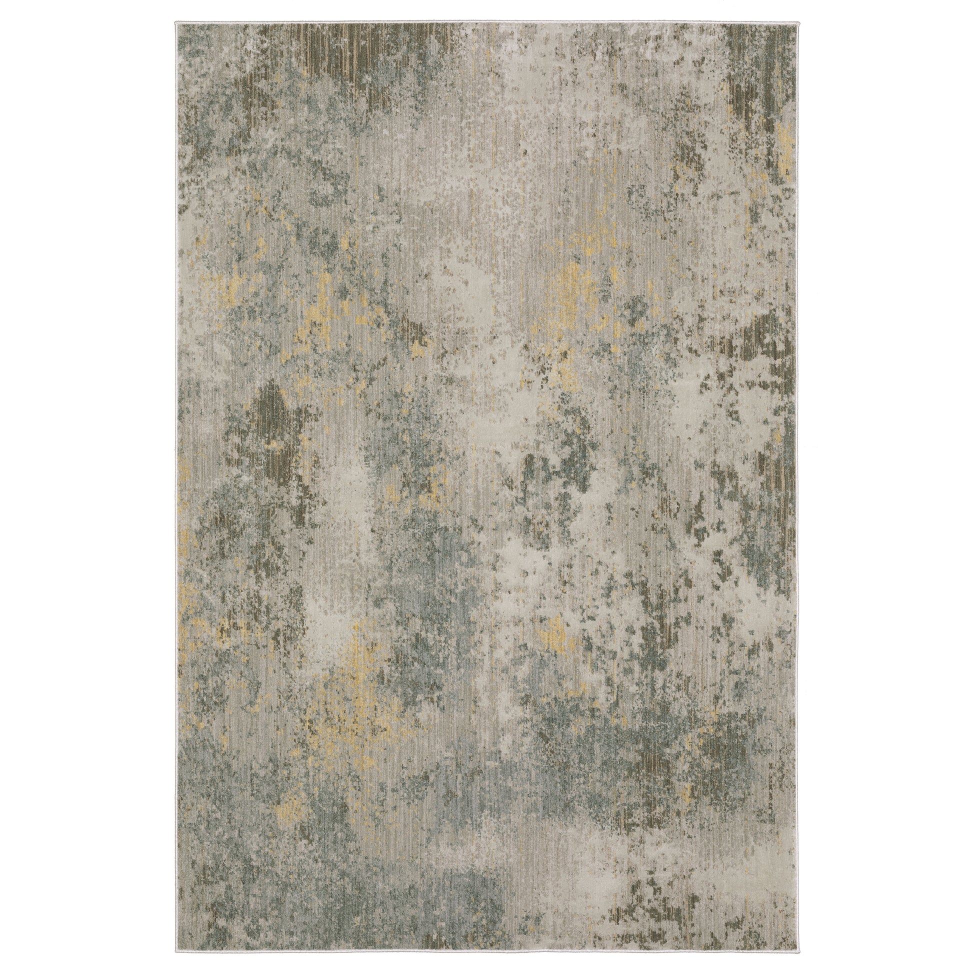 Oriental Weavers Mallory  Grey Yellow Contemporary