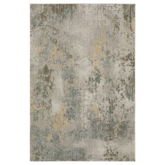 Oriental Weavers Mallory  Grey Yellow Contemporary