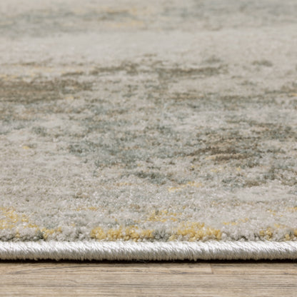 Oriental Weavers Mallory  Grey Yellow Contemporary