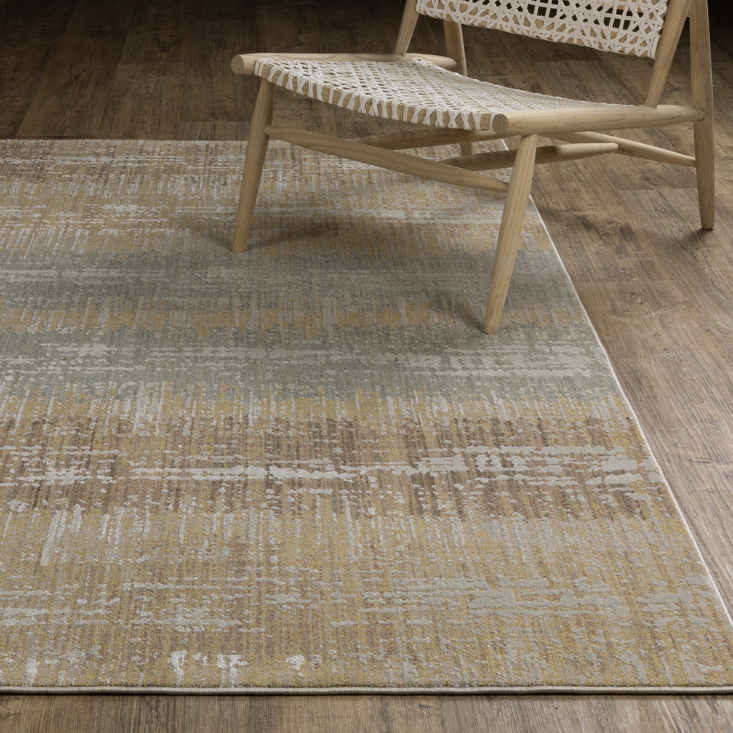 Oriental Weavers Mallory  Gold Brown Contemporary