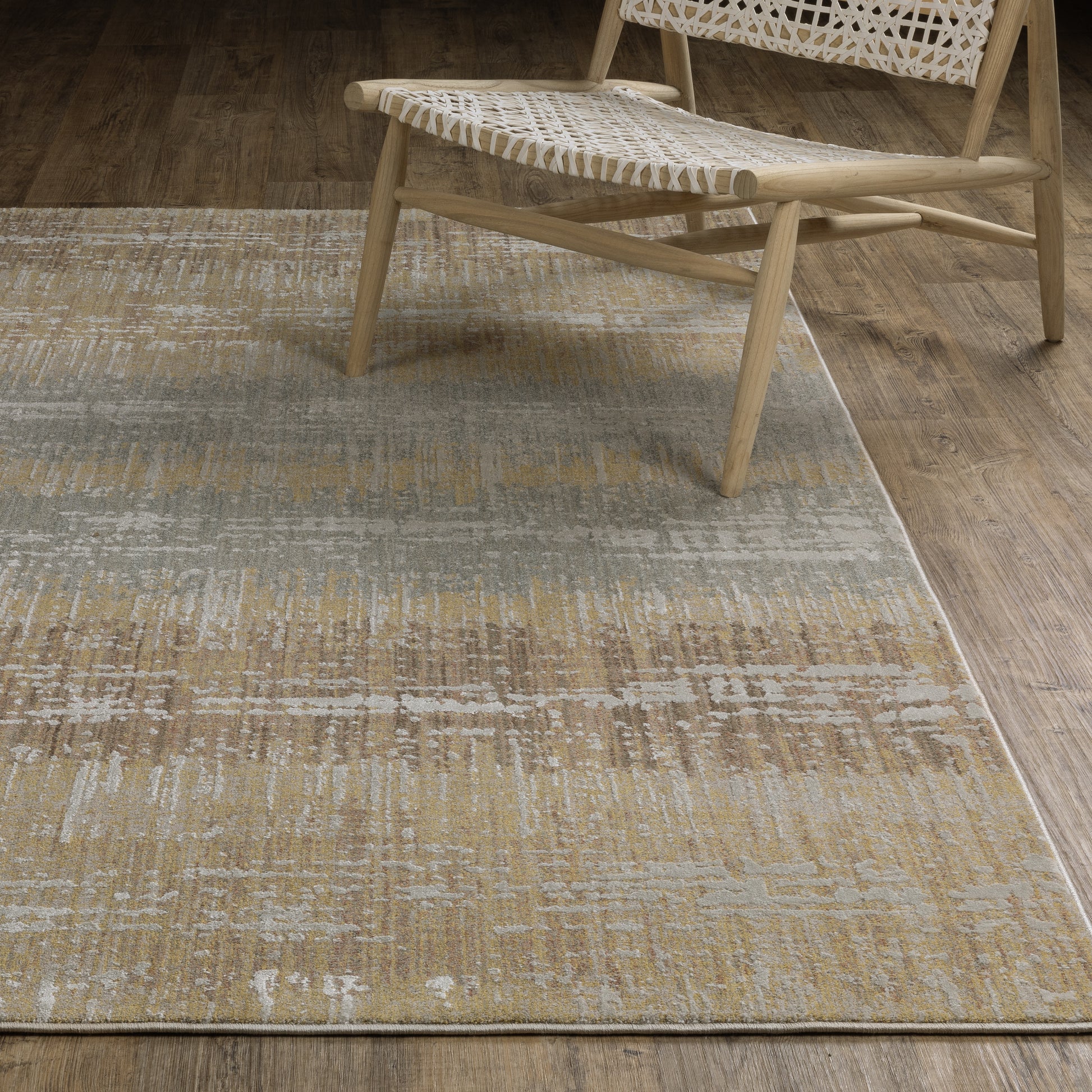 Oriental Weavers Mallory  Gold Brown Contemporary