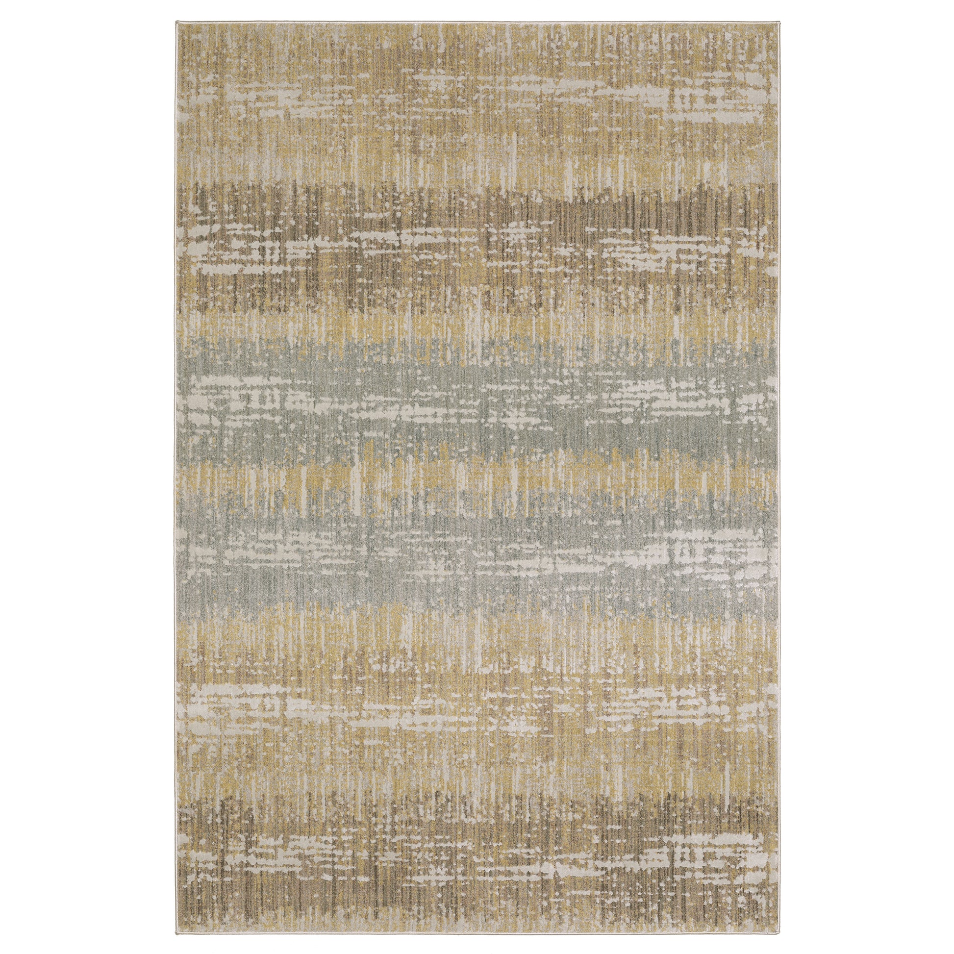 Oriental Weavers Mallory  Gold Brown Contemporary