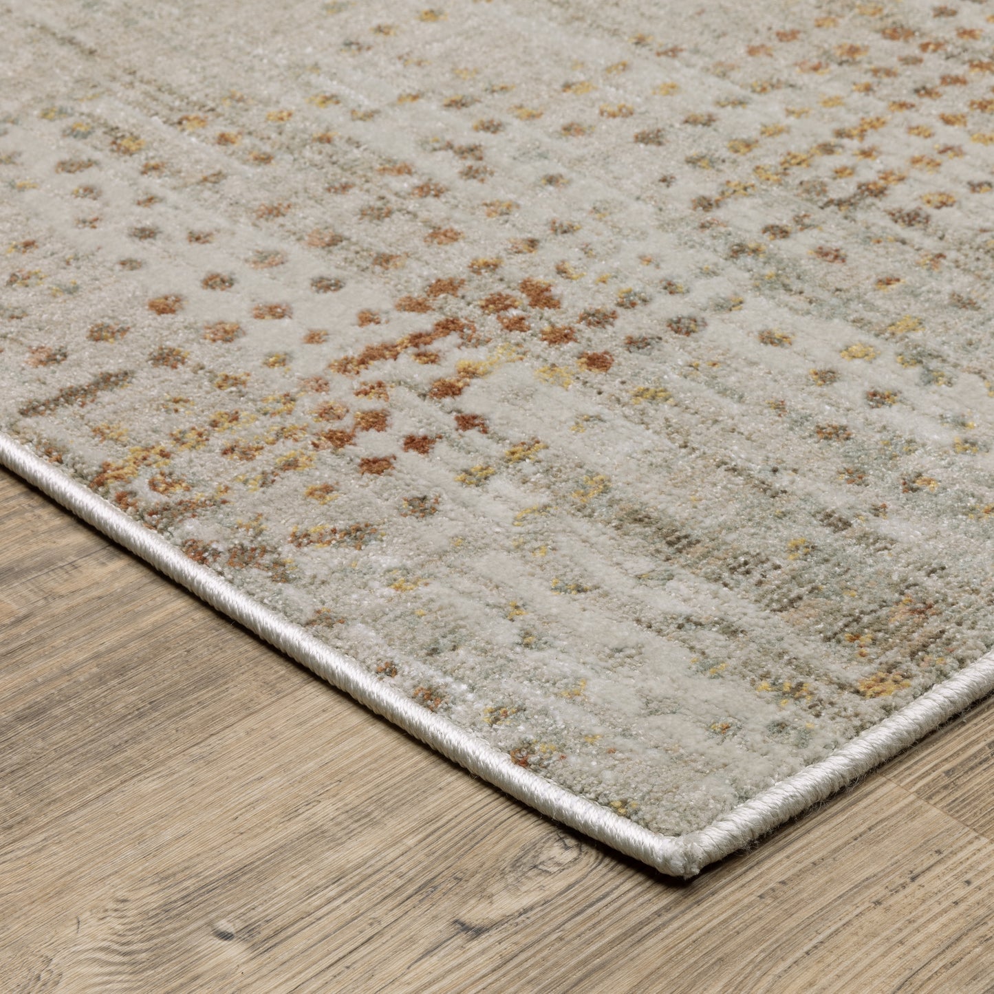 Oriental Weavers Mallory  Grey Gold Contemporary