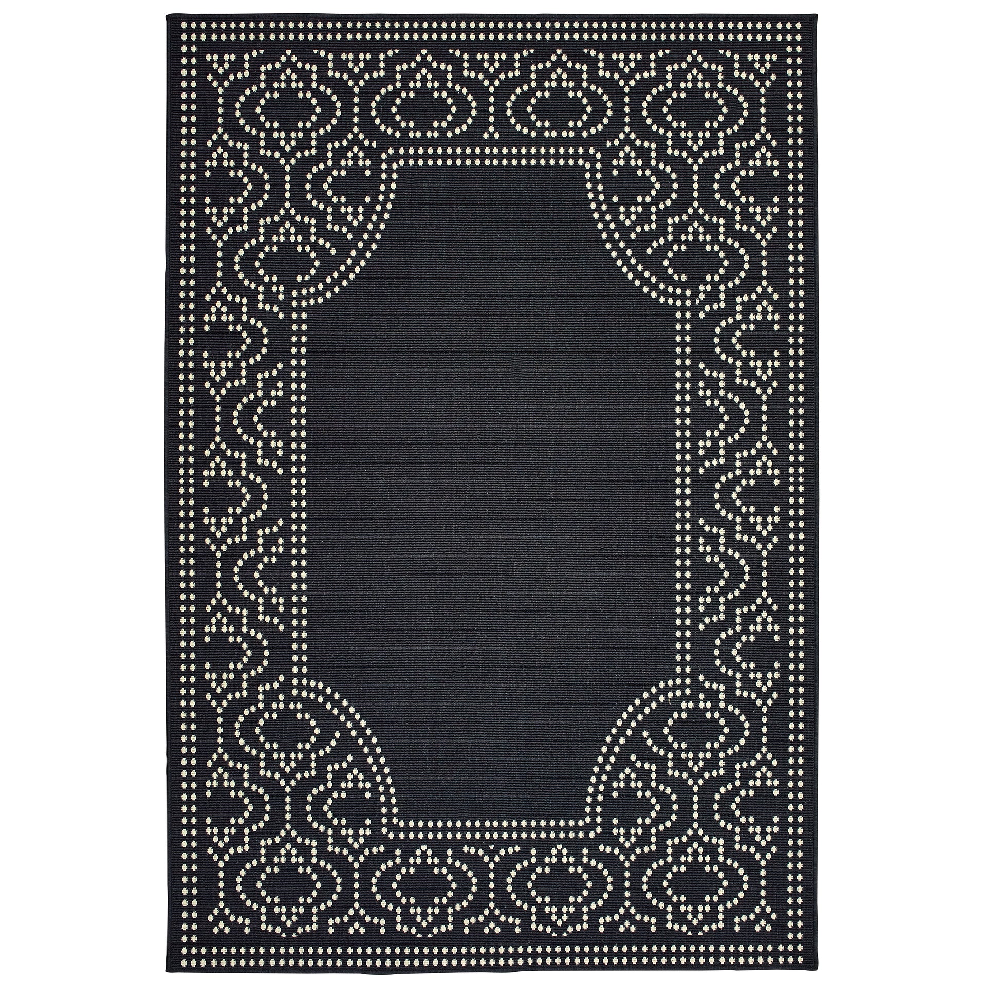 Oriental Weavers Marina  Black Ivory Casual