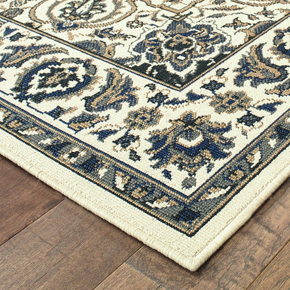 Oriental Weavers Marina  Ivory Navy Traditional