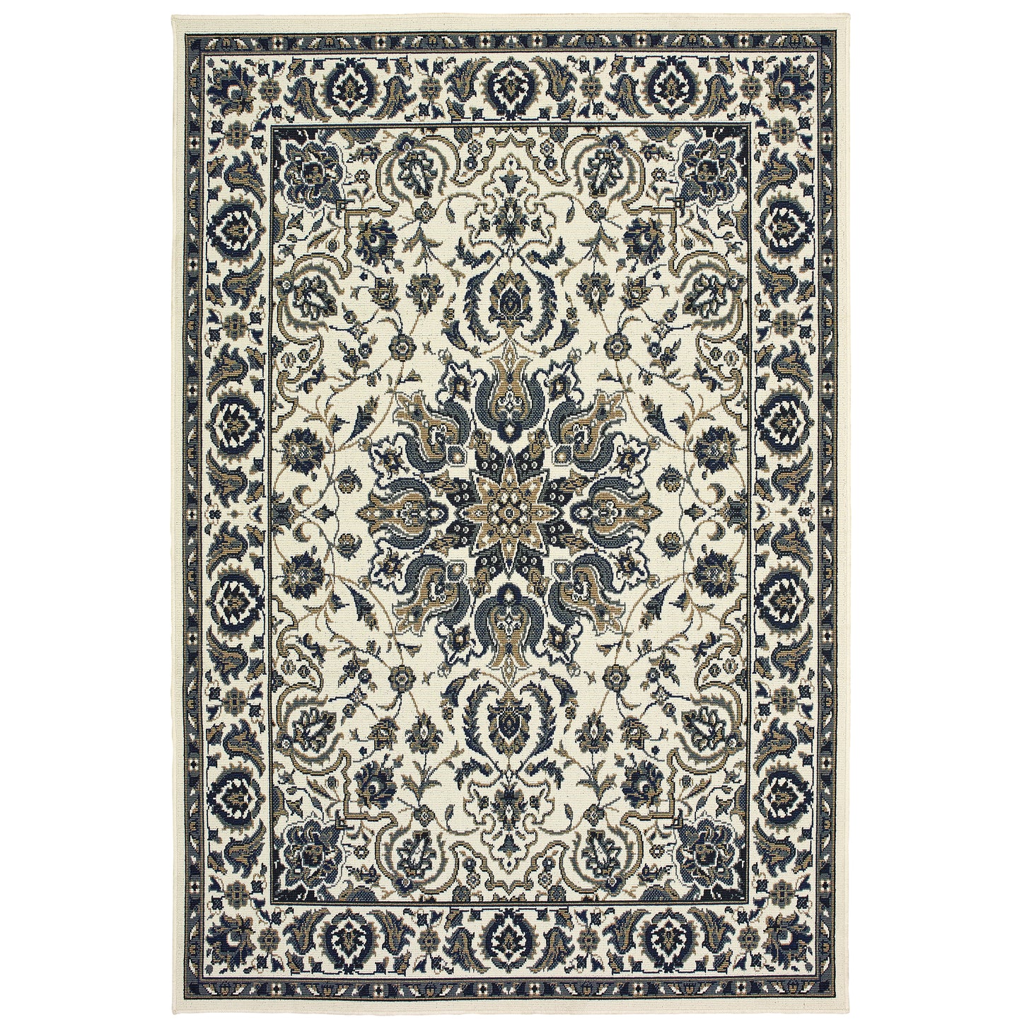 Oriental Weavers Marina  Ivory Navy Traditional