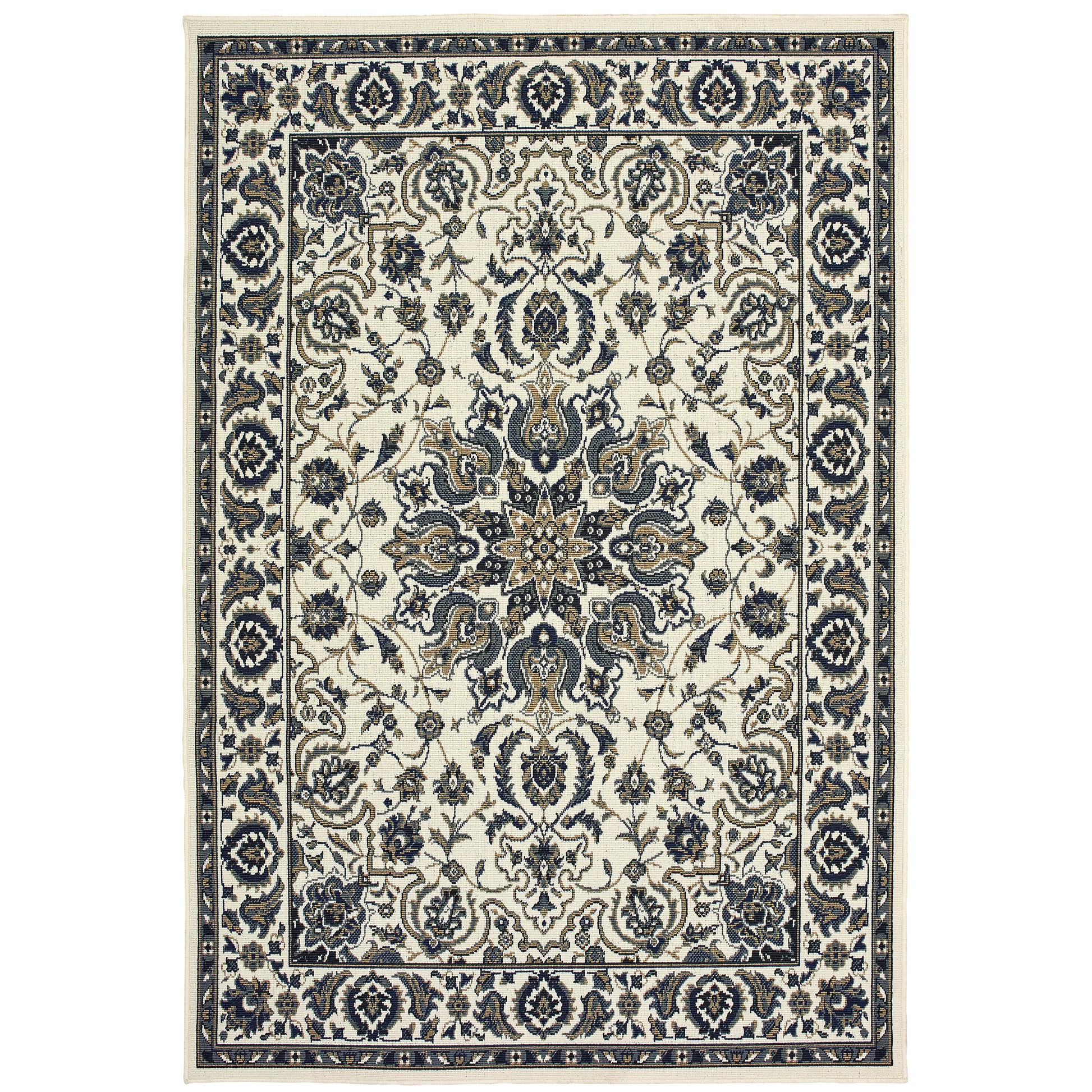 Oriental Weavers Marina  Ivory Navy Traditional