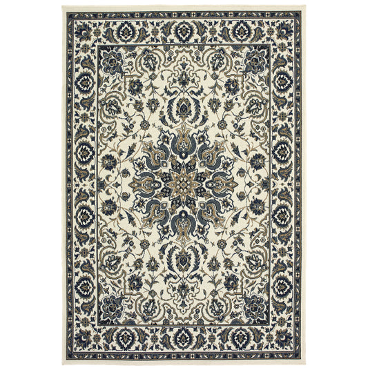 Oriental Weavers Marina  Ivory Navy Traditional