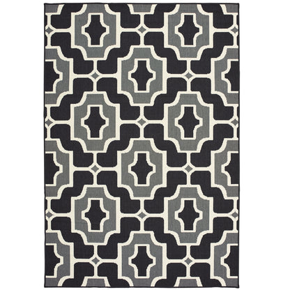 Oriental Weavers Marina  Black Grey Moroccan