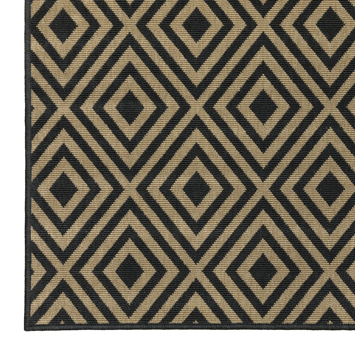 Oriental Weavers Marina  Black Tan Casual