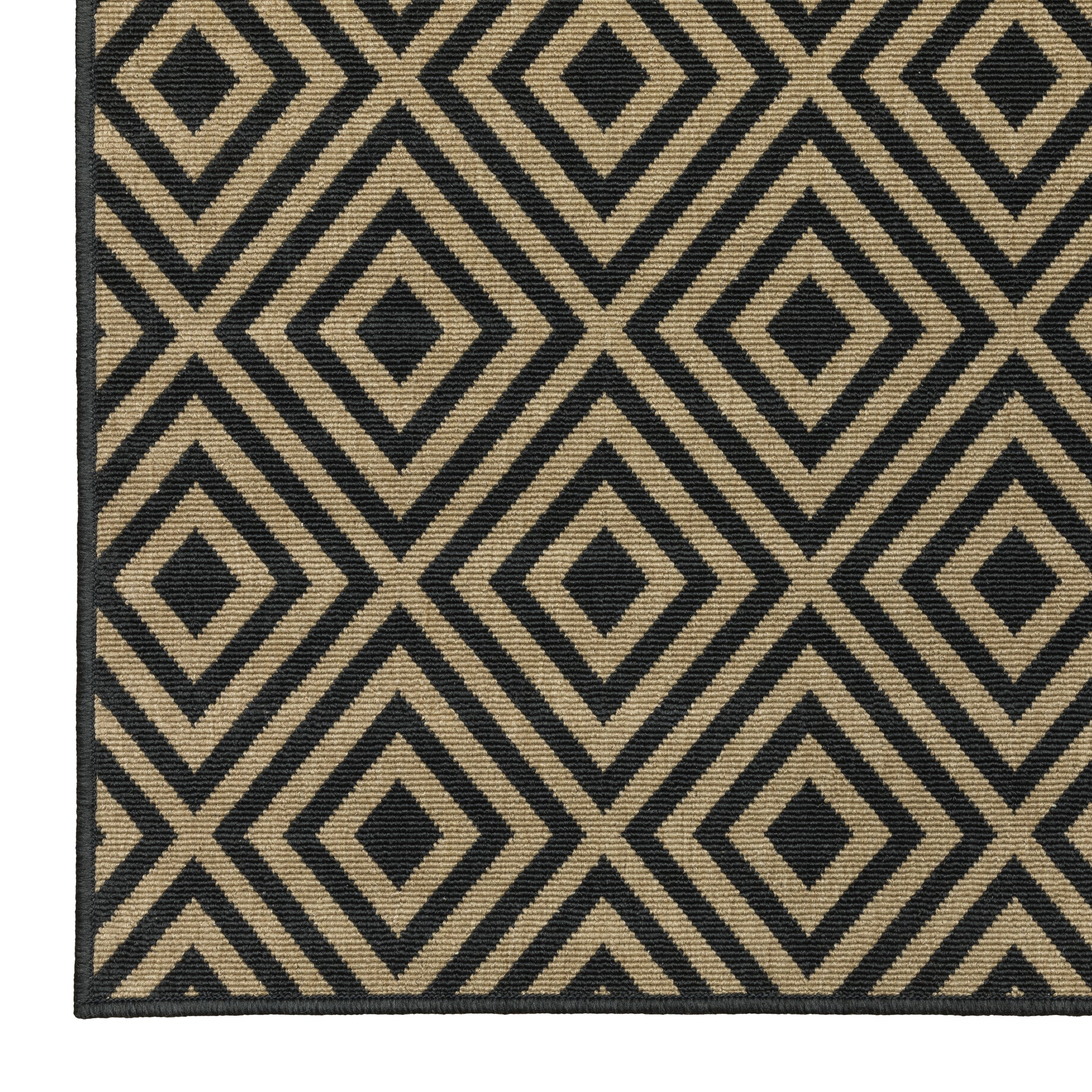 Oriental Weavers Marina  Black Tan Casual