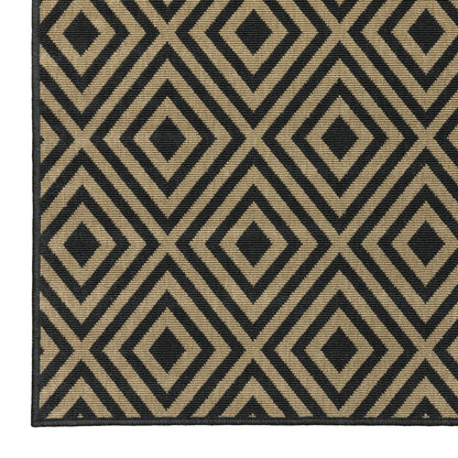 Oriental Weavers Marina  Black Tan Casual