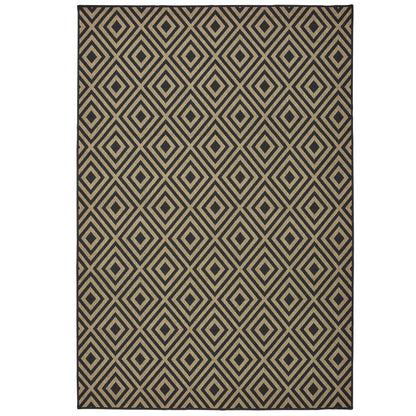 Oriental Weavers Marina  Black Tan Casual