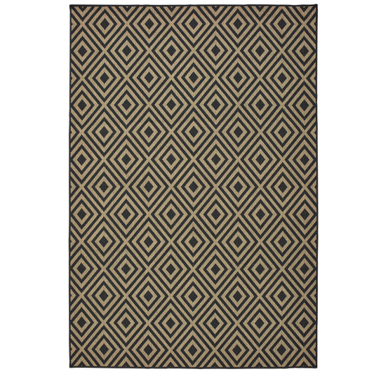 Oriental Weavers Marina  Black Tan Casual