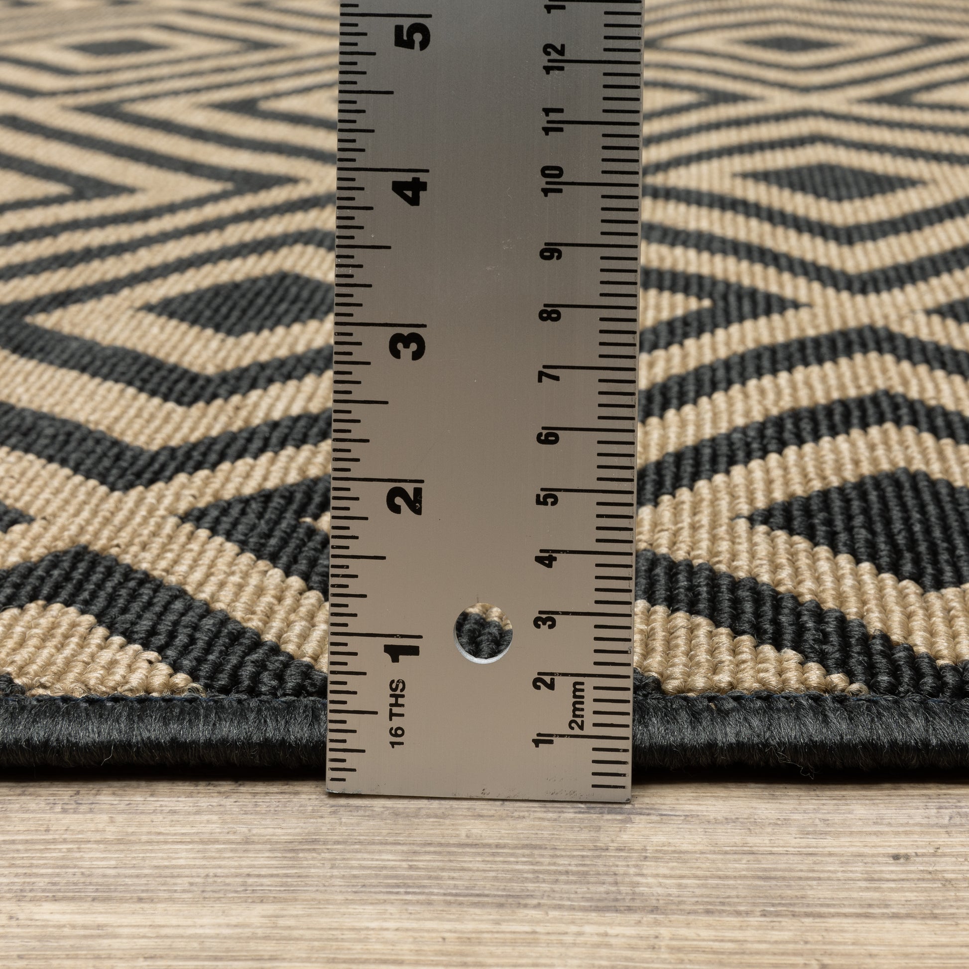 Oriental Weavers Marina  Black Tan Casual