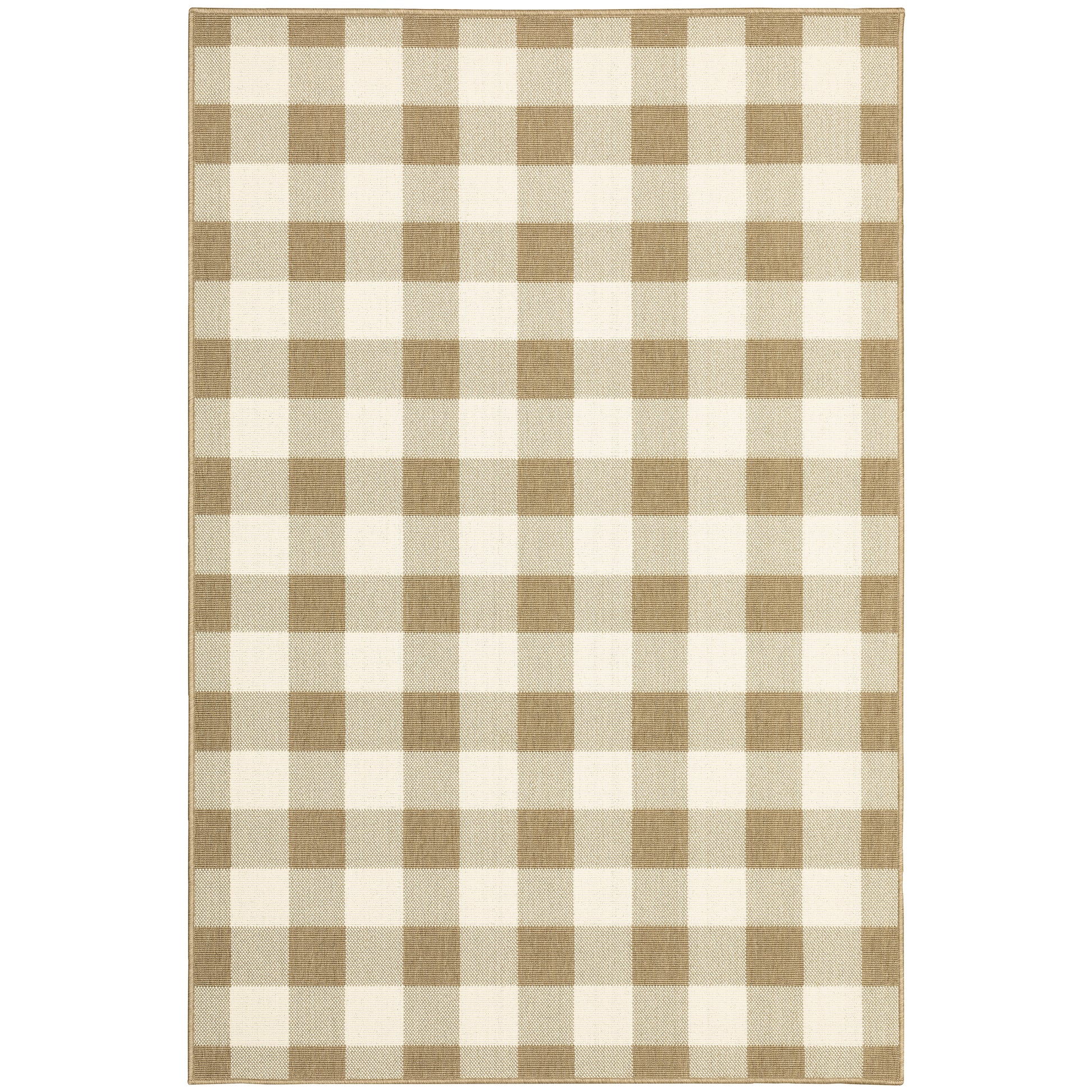 Oriental Weavers Marina  Tan Ivory Farmhouse