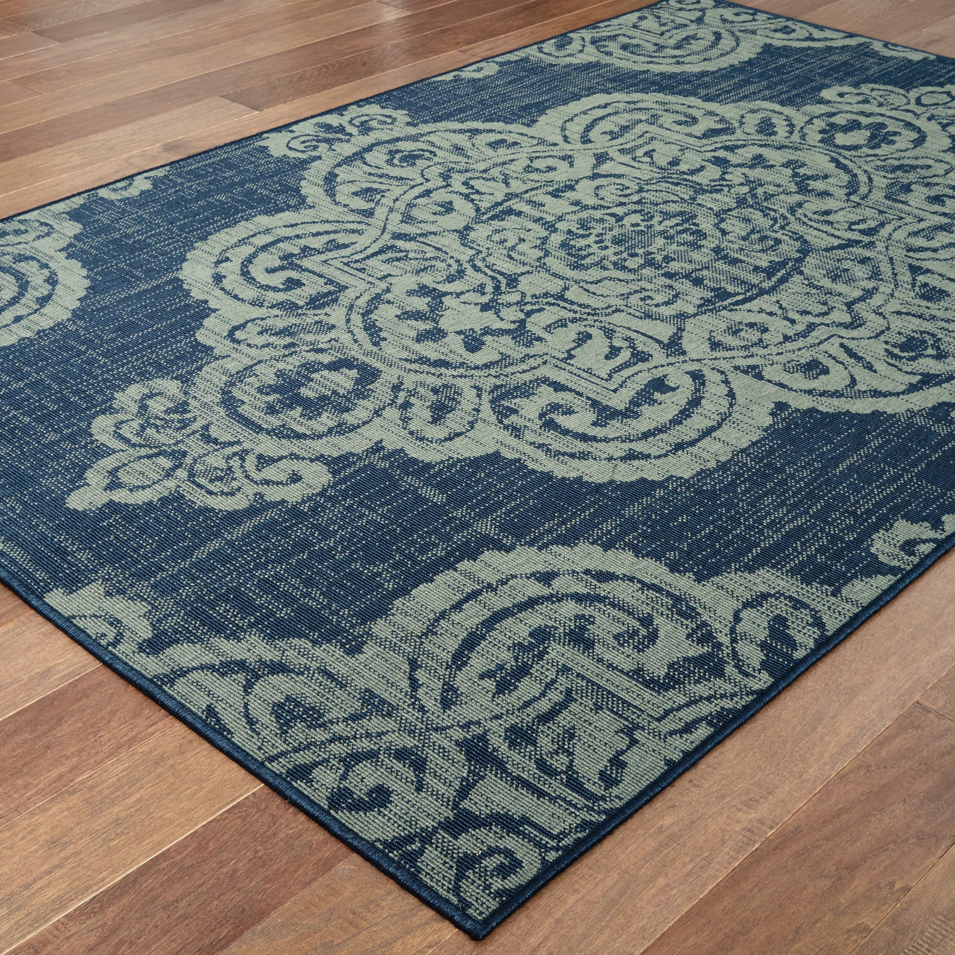 Oriental Weavers Marina  Navy Grey Bohemian