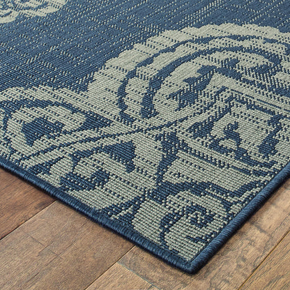 Oriental Weavers Marina  Navy Grey Bohemian
