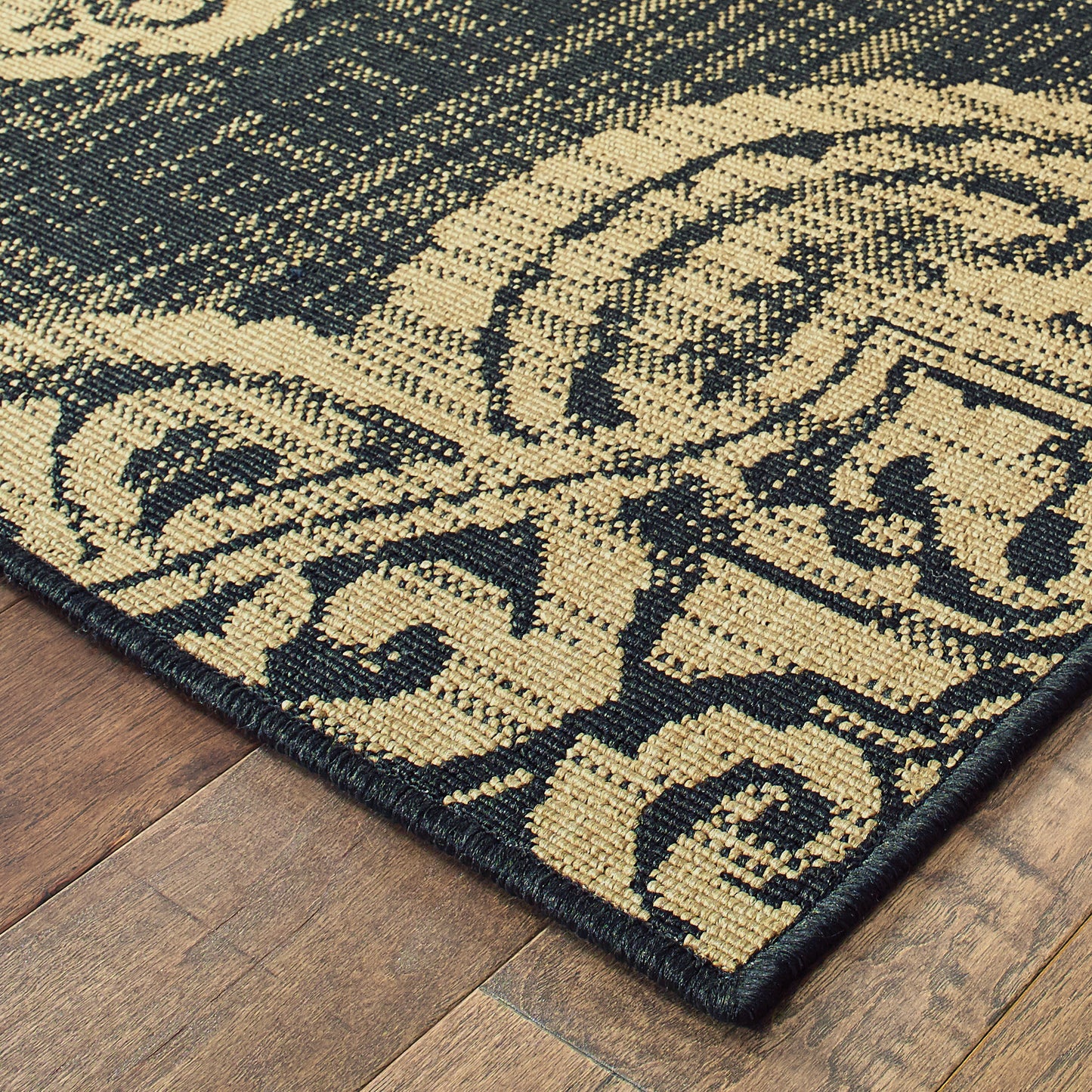 Oriental Weavers Marina  Black Tan Bohemian