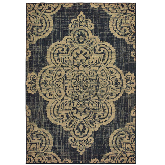 Oriental Weavers Marina  Black Tan Bohemian