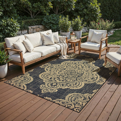 Oriental Weavers Marina  Black Tan Bohemian