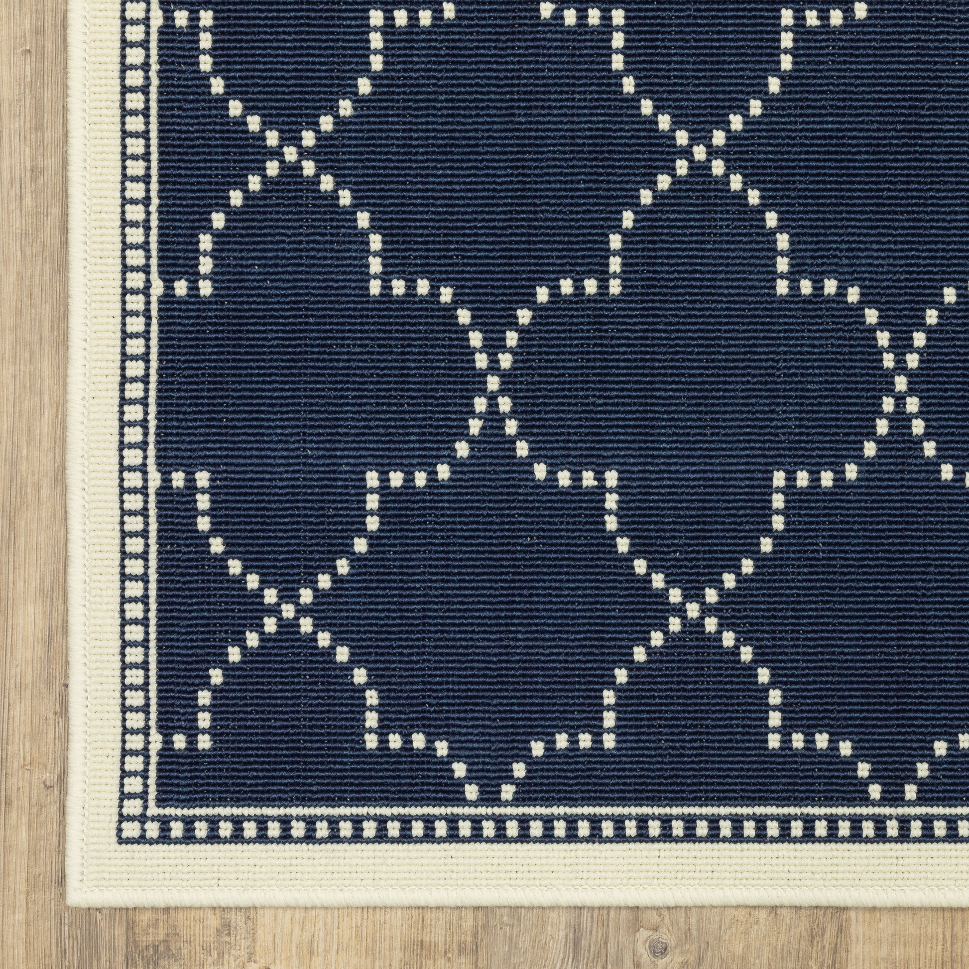 Oriental Weavers Marina  Navy Ivory Moroccan