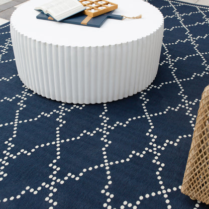 Oriental Weavers Marina  Navy Ivory Moroccan