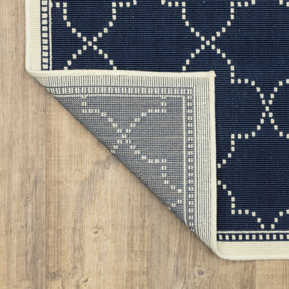 Oriental Weavers Marina  Navy Ivory Moroccan