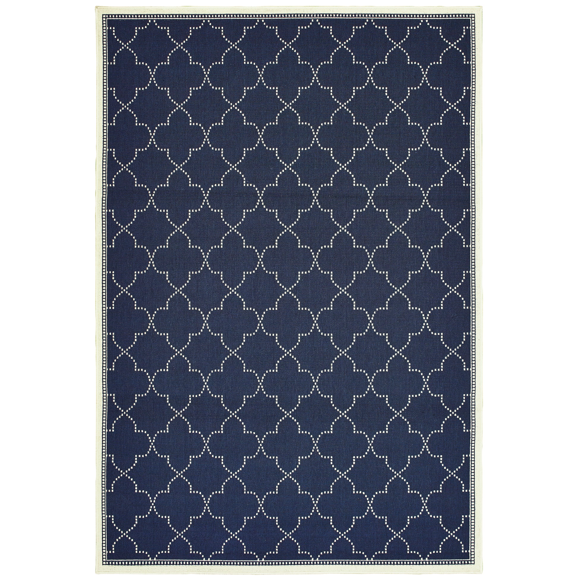 Oriental Weavers Marina  Navy Ivory Moroccan