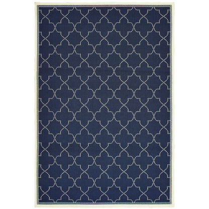 Oriental Weavers Marina  Navy Ivory Moroccan