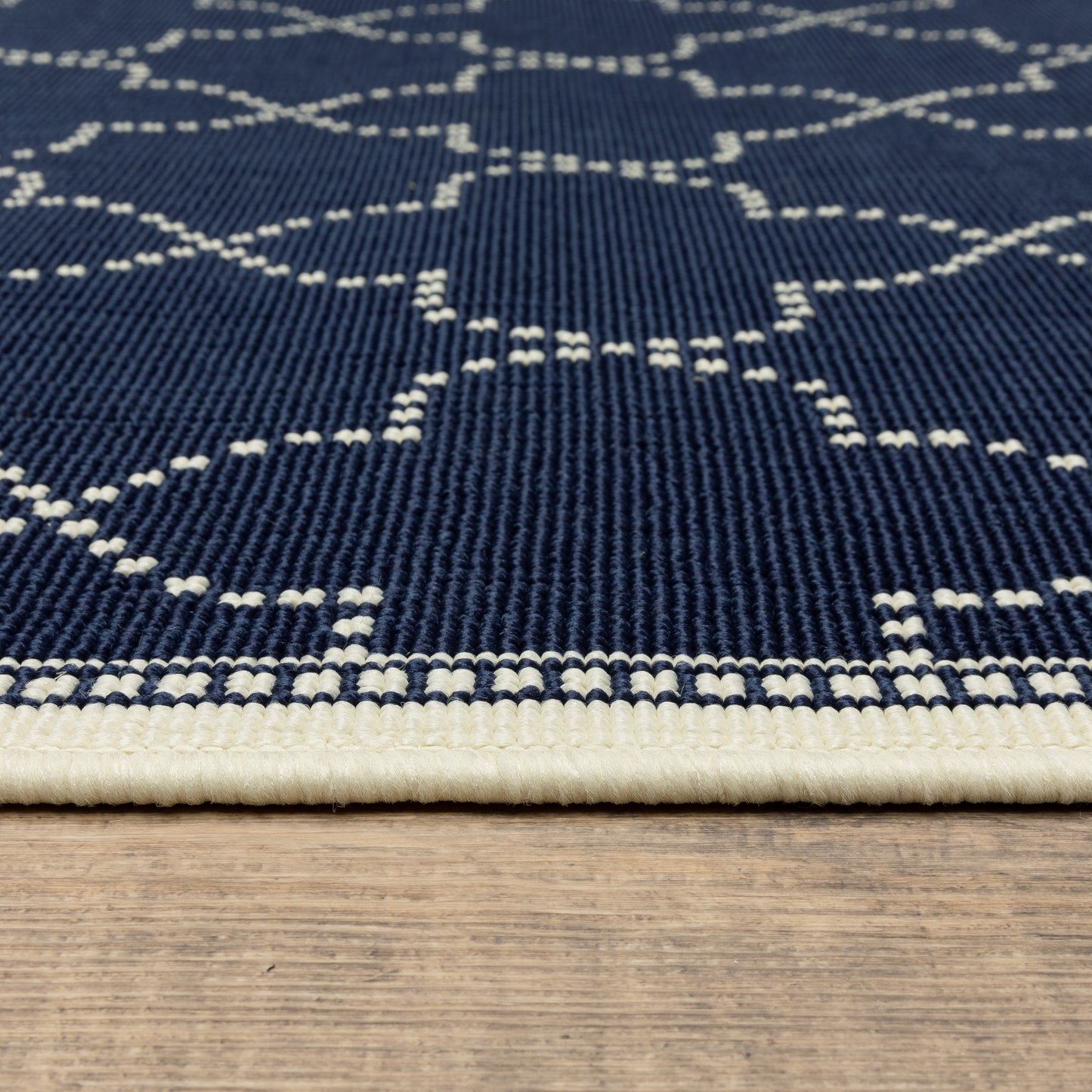 Oriental Weavers Marina  Navy Ivory Moroccan