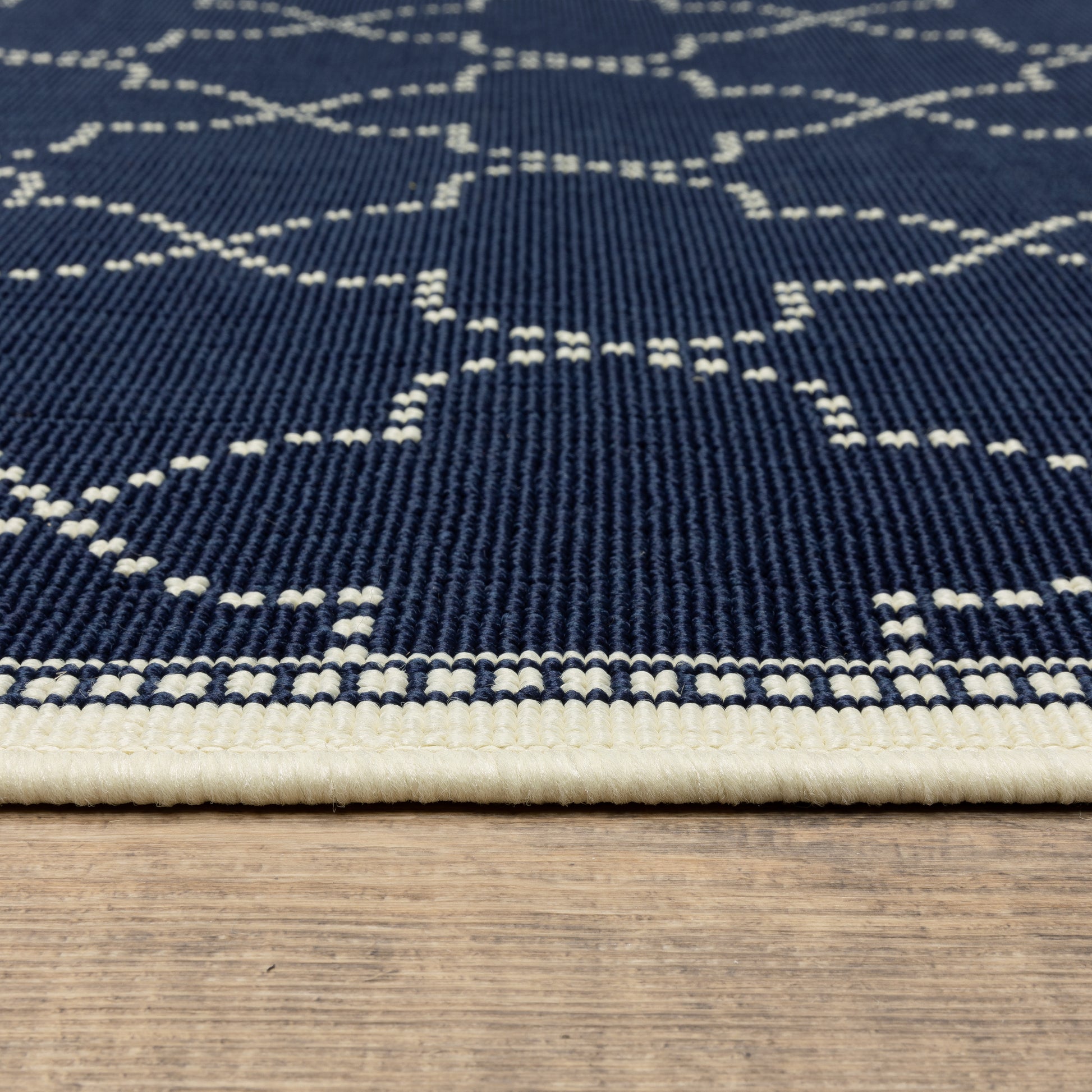 Oriental Weavers Marina  Navy Ivory Moroccan