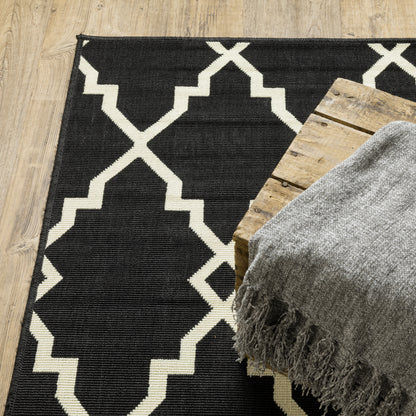 Oriental Weavers Marina  Black Ivory Moroccan