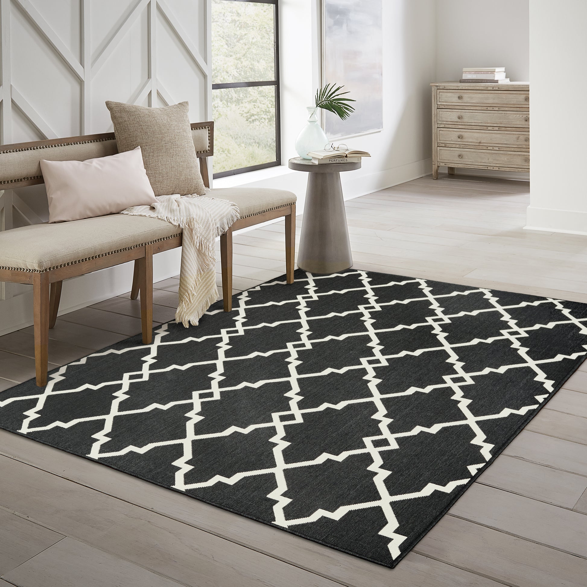 Oriental Weavers Marina  Black Ivory Moroccan