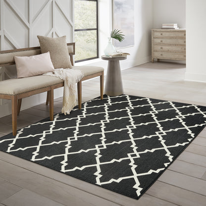 Oriental Weavers Marina  Black Ivory Moroccan