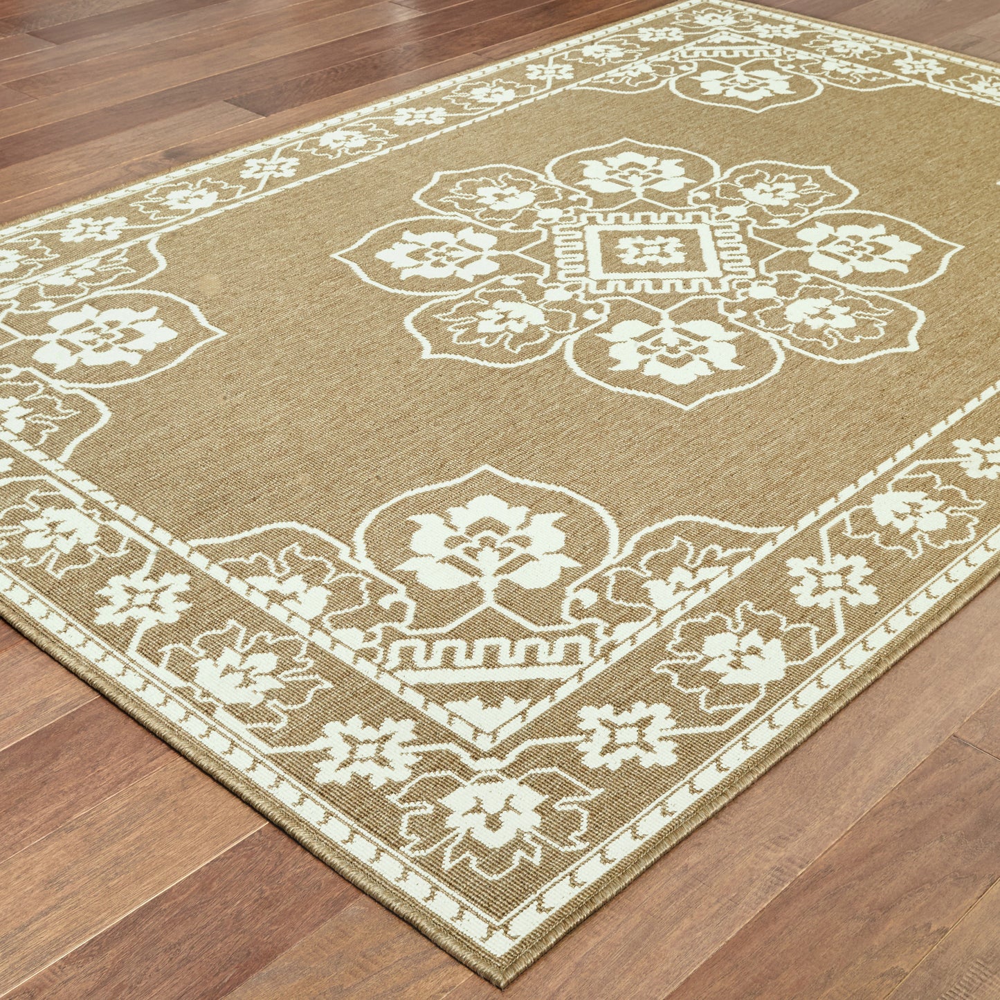 Oriental Weavers Marina  Tan Ivory Traditional
