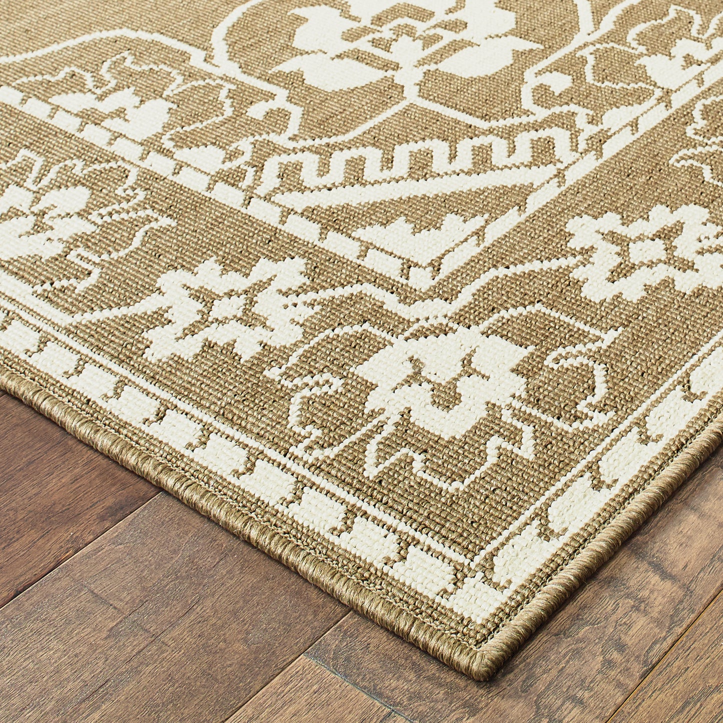 Oriental Weavers Marina  Tan Ivory Traditional