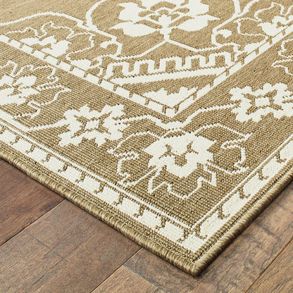 Oriental Weavers Marina  Tan Ivory Traditional